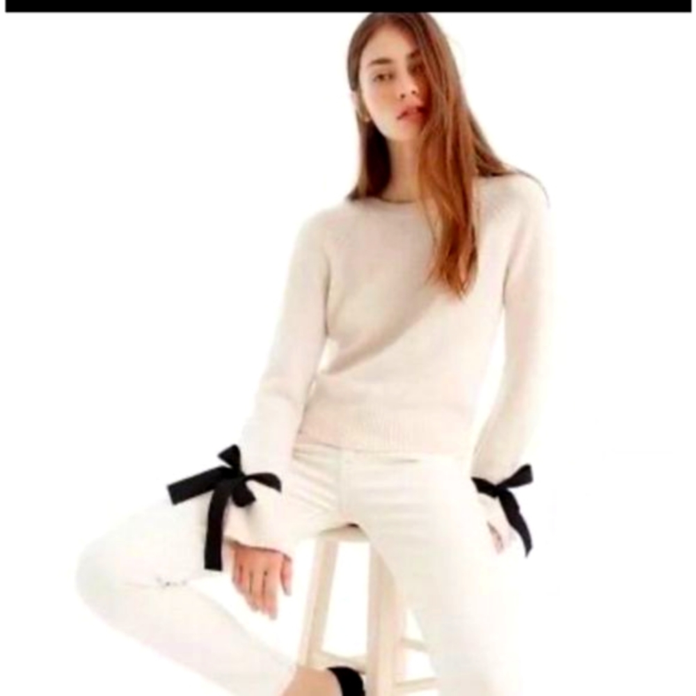 J Crew Mercantile Merino Wool Cotton Blend Sweater L